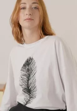 Anna Field T-Shirt Print - White -Anna Field Geschäft 1664546335936