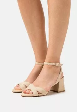 Anna Field LEATHER - Riemensandalette - Beige