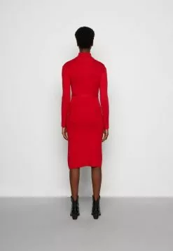 Anna Field ROLLKRAGEN RIPP MINI STRICKKLEID MIT GÜRTEL - Strickkleid - Red -Anna Field Geschäft 4ef1d85f8bbc434eb08163e6609c362a