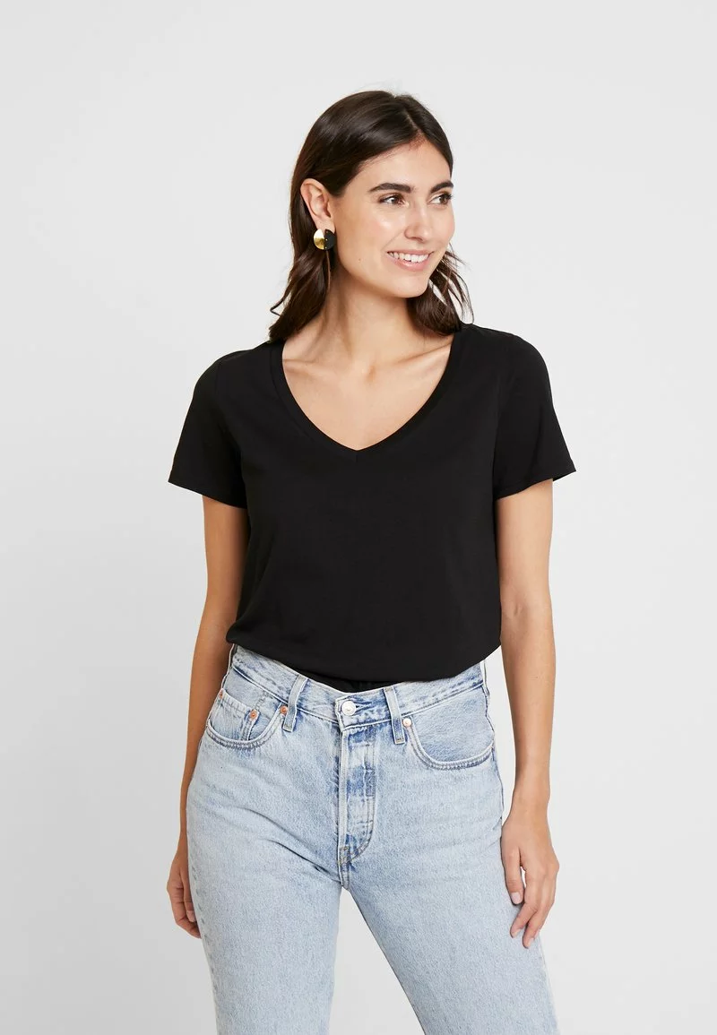 Anna Field T-Shirt Basic - Black 3 Anna Field T-Shirt Basic - Black