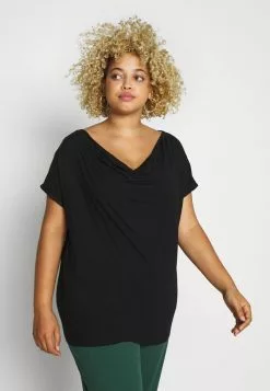 Anna Field Curvy T-Shirt Print - Black