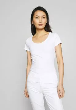 Anna Field 2ER PACK - T-Shirt Print - Navy/white -Anna Field Geschäft 63f23176d0a945fd89cd0bdf946edb64