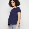Anna Field MAMA MATERNITY LONG TEE - T-Shirt Basic - Dark Blue 2 Anna Field MAMA MATERNITY LONG TEE - T-Shirt Basic - Dark Blue -Anna Field Geschäft 655824ce3b5d4024913196d26ee01ac5