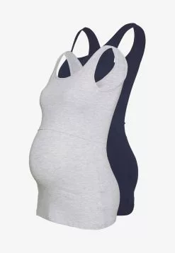 Anna Field MAMA NURSING 2 PACK - Top - Top - Dark Blue/grey -Anna Field Geschäft 6e96f5c8d19445c387788d28c45df6da