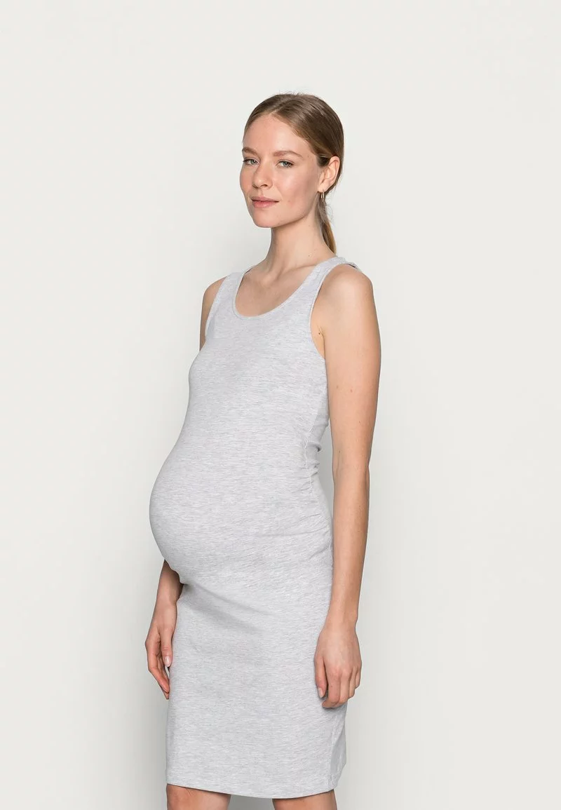 Anna Field MAMA 2 PACK - Etuikleid - Light Grey/black 4 Anna Field MAMA 2 PACK - Etuikleid - Light Grey/black – Bild 2