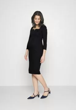 Anna Field MAMA NOTCH NECKLINE MIDI DRESS - Jerseykleid - Black 13 Anna Field MAMA NOTCH NECKLINE MIDI DRESS - Jerseykleid - Black -Anna Field Geschäft 745887bcaafc454abffcdfca4f151e44 1