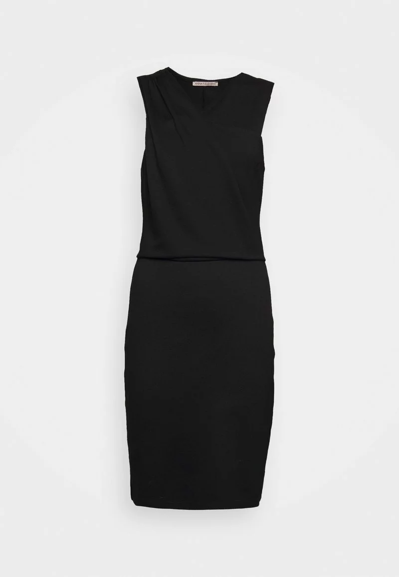 Anna Field Petite DRAPPED NECKLINE SMART BODYCON SLEEVELESS MINI DRESS - Jerseykleid - Black 7 Anna Field Petite DRAPPED NECKLINE SMART BODYCON SLEEVELESS MINI DRESS - Jerseykleid - Black – Bild 5