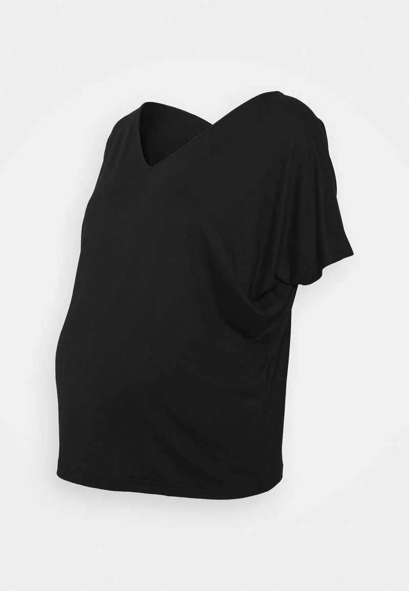 Anna Field MAMA 2 PACK - T-Shirt Basic - White/black 4 Anna Field MAMA 2 PACK - T-Shirt Basic - White/black – Bild 2