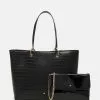 Anna Field SET - Shopping Bag - Black