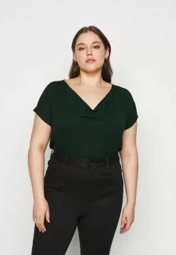 Anna Field Curvy T-Shirt Print - Dark Green -Anna Field Geschäft 865c7622f33a42509d59f42c27d252ce 1