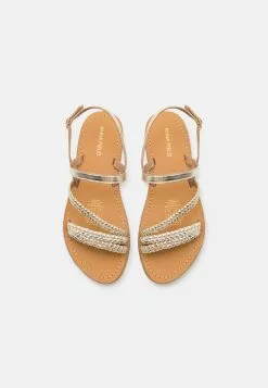 Anna Field LEATHER - Riemensandalette - Gold -Anna Field Geschäft 9af15b5af11a4c008b8f1b1731c02a01
