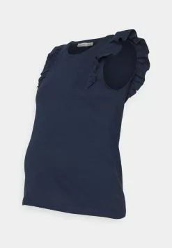 Anna Field MAMA Top - Dark Blue -Anna Field Geschäft a63fd27eef794d0ca61ce226532f3378