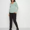 Anna Field MAMA MATERNITY BASIC LONGSLEEVE 2 PACK - Langarmshirt - Pink/light Green -Anna Field Geschäft ad48ad5246894c40b761fc6622668368
