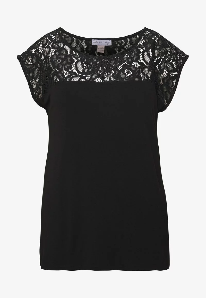 Anna Field Curvy T-Shirt Print - Black 6 Anna Field Curvy T-Shirt Print - Black – Bild 4