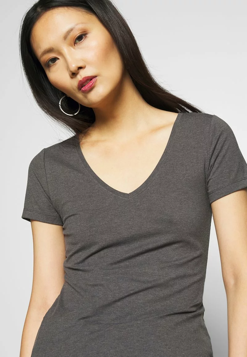 Anna Field 3 PACK - T-Shirt Basic - Black, White 7 Anna Field 3 PACK - T-Shirt Basic - Black, White – Bild 5