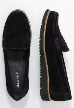 Anna Field COMFORT LEATHER - Slipper - Black -Anna Field Geschäft cfa07cd963784bf69b43bc908cbd5eb6