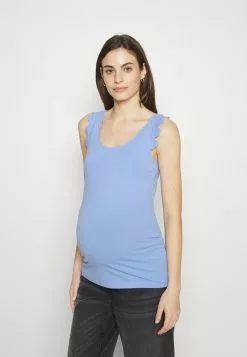 Anna Field MAMA Top - Blue