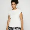 Anna Field Curvy T-Shirt Basic - Off White -Anna Field Geschäft d8455de7dc4145f4a96ac3954c5b7d3a