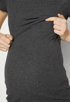 Anna Field MAMA SHORT SLEEVES - Jerseykleid - Mottled Dark Grey 13 Anna Field MAMA SHORT SLEEVES - Jerseykleid - Mottled Dark Grey -Anna Field Geschäft e14d91824e05474587cb552a4f26da30