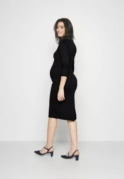Anna Field MAMA NOTCH NECKLINE MIDI DRESS - Jerseykleid - Black 10 Anna Field MAMA NOTCH NECKLINE MIDI DRESS - Jerseykleid - Black -Anna Field Geschäft f32067b8ab8c43a4980285b50940f592