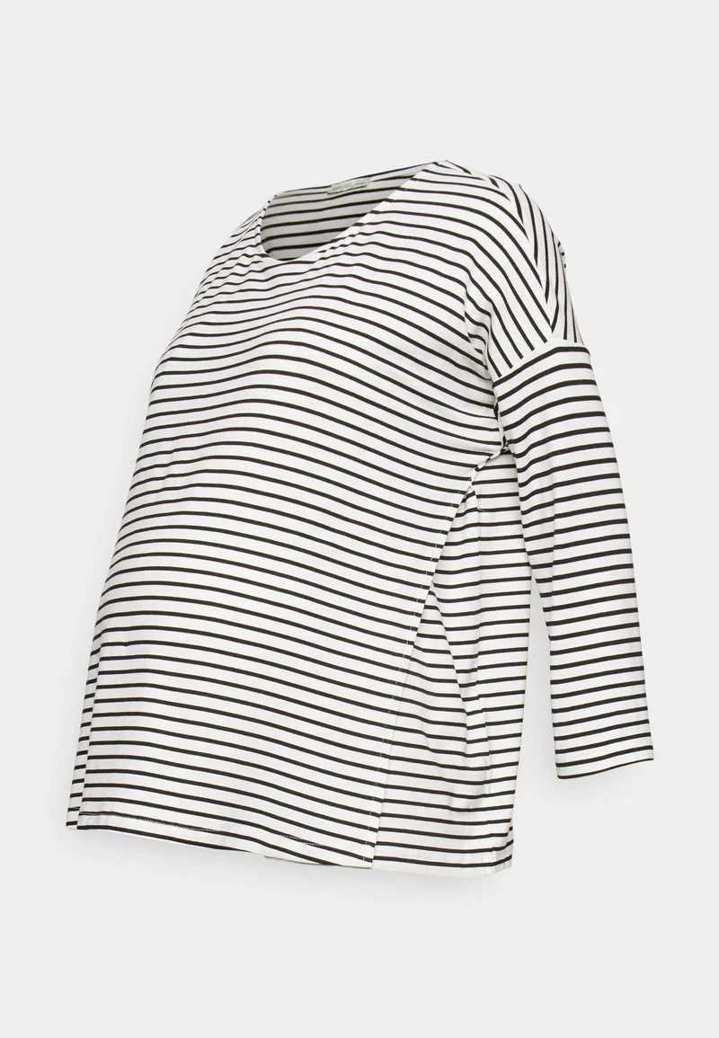 Anna Field MAMA Langarmshirt - Black/white 6 Anna Field MAMA Langarmshirt - Black/white – Bild 4