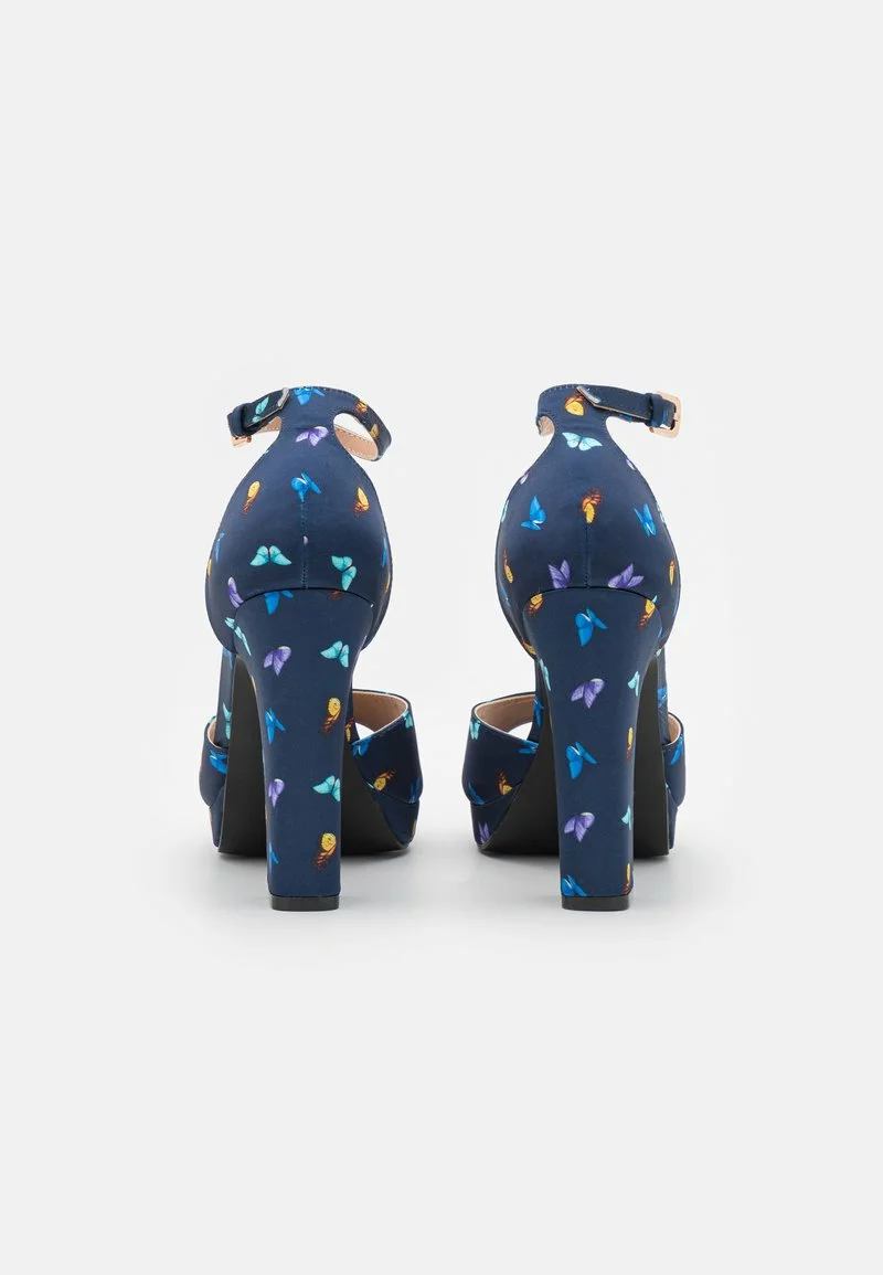 Anna Field Plateausandalette - Dark Blue 6 Anna Field Plateausandalette - Dark Blue – Bild 4